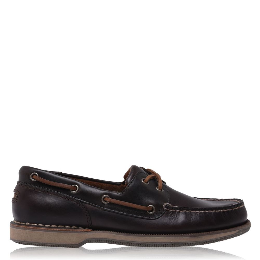 Mocassins Homem Rockport Perth Fw Sn99 Marrom Escuro,Portugal PEYRZ-4923